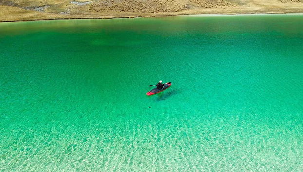 Aguas color esmeralda