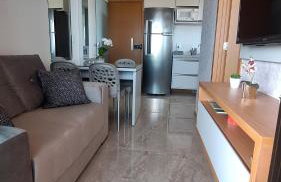 Apartamento Quarto e Sala, varanda, vista mar com infraestrutura - Foto 17