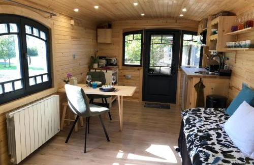 Roulotte Gîtes O bien-être massage Spa Séjour bien-être en hébergement insolite roulotte Karantez ou en gîtes Melon ou Yock à 800 m des plages - Foto 78