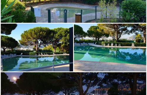 Garden and beach sea view apartment Cannes - Foto 10