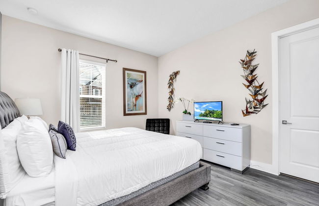 5 BR 6 BA Villa 5min Disneyworld Hot Tub BBQ - Foto 33