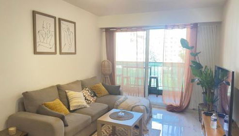 Grand 2 pièces avec grande terrasse à 15mn Centre-ville, Gare et Promenade des Anglais - Foto 4