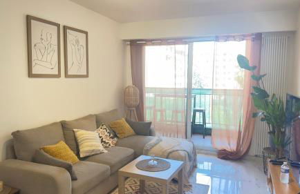 Grand 2 pièces avec grande terrasse à 15mn Centre-ville, Gare et Promenade des Anglais - Foto 4