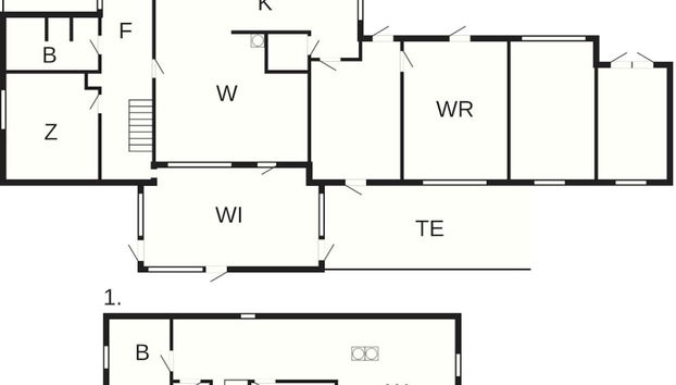 4 Star Holiday Home in Storvorde - Foto 2, Planta do andar