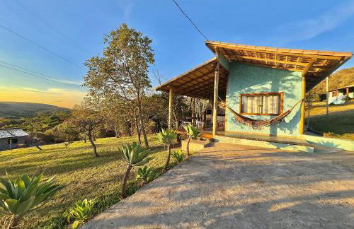 Chalés Vila Real - Tranquilidade na Serra de Carrancas - Piscina com uma vista espetacular do Pôr do Sol - Foto 126