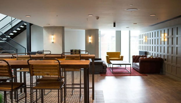 Zona de estar del vestíbulo