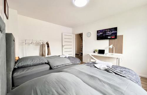 Zentrale City Ferienwohnung Essen 3 Zimmer Balkon Messe - Foto 18