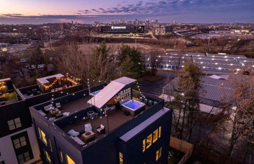 Luxury Hot tub Rooftop Deck Game Room Nashville - Foto 138