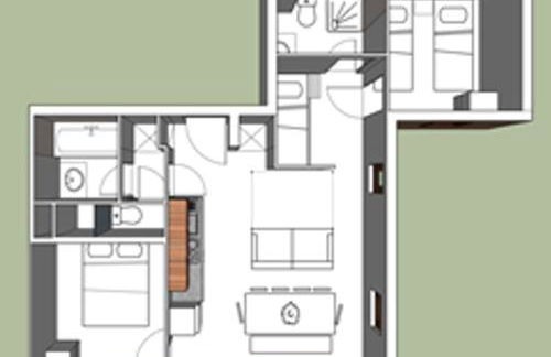 Appartement 6/8 pers à 200 m des pistes - piscine - Photo 31