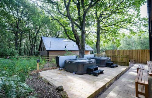 Throwley, woodland lodge with hot tubs for 14 - Foto 59