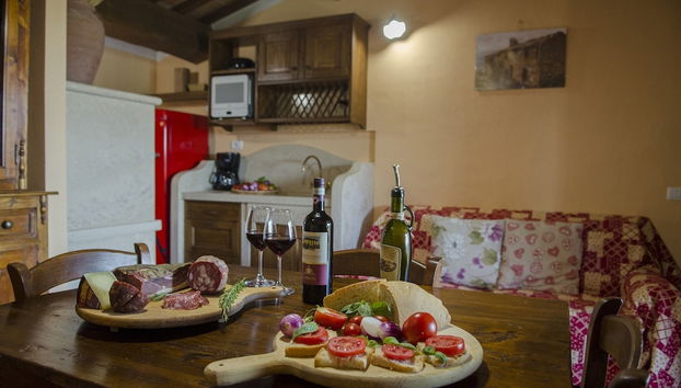 Essbereich im Zimmer