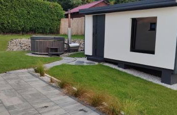 Domek Viking z prywatnym ogrzewanym basenem sauną oraz balią z jacuzzi - Foto 66