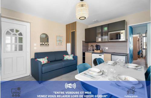 Rêves bleus, T2 proche plage des sablettes, Clim, Wifi, Place de parking - Foto 9