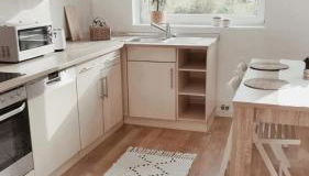 Monteurwohnung in Wesermarsch, Küche, Einzelbetten, Stedinger Landhotel - Foto 2, stove, dishwasher, toaster