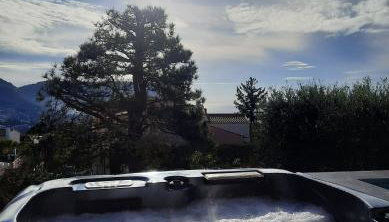 Vue mer, petite piscine, climatisation,spa extérieur,parking TOUT PRIVES - Foto 2