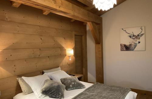 Ski in ski out Le Moulin charming duplex just 50 m from Princesse gondola Megève - Foto 22