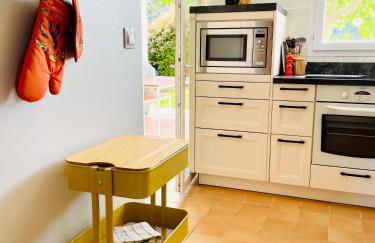 KerDesAmis - Tolles Ferienhaus in Strandnähe mit Sonnenterrasse, Boulebahn und großem Garten - Foto 24