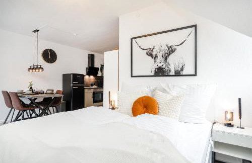 NEU! Modernes Apartment am Larrelter Tief - Balkon, Privatparkplatz & FIRE TV! - Photo 16