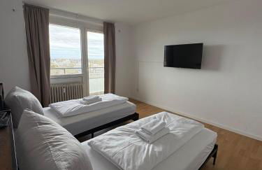 Monteurs Wohnung über den Dächern der Stadt - Foto 20