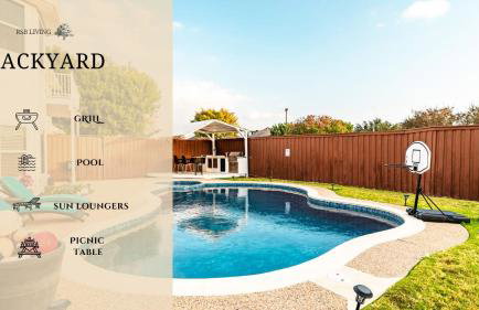 Elegant 4BR 2,5BA Holiday Home with Pool, Game Room & Grill - Foto 23