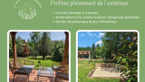 Maison au bord de la rivière Aveyron - Bruniquel - Foto 3, Garden, Garden view