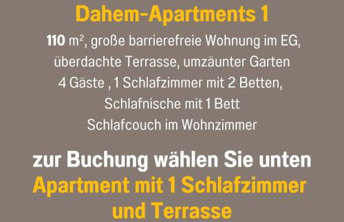 Dahem-Apartments - ruhig Parkplatz Rhein Main Gebiet gut erreichbar - 3 Apartments - barrierefrei mit Garten und Hund auf Anfrage -- 2 SZ Maisonette mit Balkon, -- 2 SZ mit Balkon - Foto 3