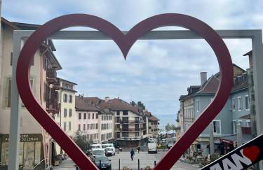 Evian appartement confort Vue lac et parking privé - Foto 1