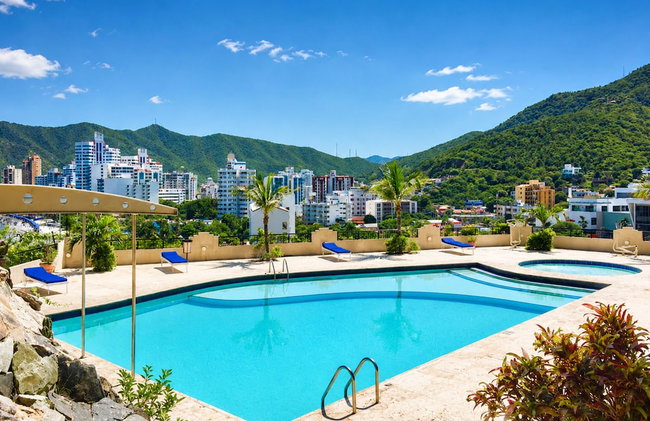 Sea View - Rodadero - First Beachfront Line - 2 Pools - Foto 54