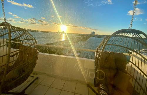 Panoramic luxurious waterfront one bedroom apartment with Miami skyline view Free parking 5min drive to Miami Beach - Foto 4