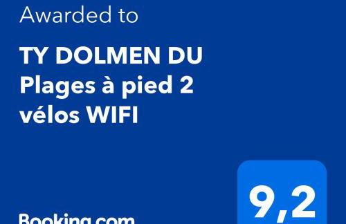 TY DOLMEN DU Plages à pied 2 vélos WIFI - Foto 8