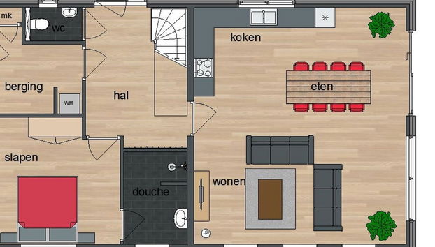 Holiday Home in Texel Near the Sea - Foto 5, Servicio de la habitación