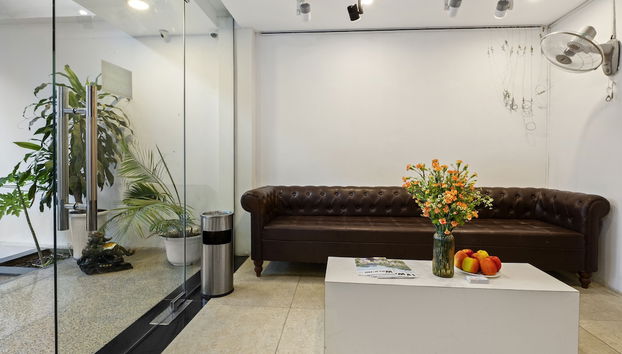 Zona de estar del vestíbulo