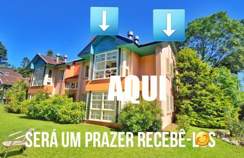 Belíssimo Duplex a 500m Lago Neg 3Q 4bikes Churrasq lareira Ar QF - Foto 45