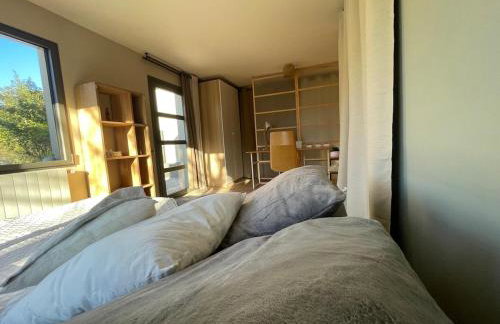 Glass and wood designer villa with garden in centertown - Foto 47