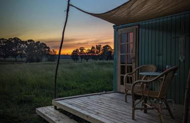 Bienenwagen Weitblick, Kamin, Sauna ganzjährig nutzbar - Foto 1
