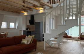 Modernes Maisonette-Apartment mit Terrasse I Augsburg City - Foto 13