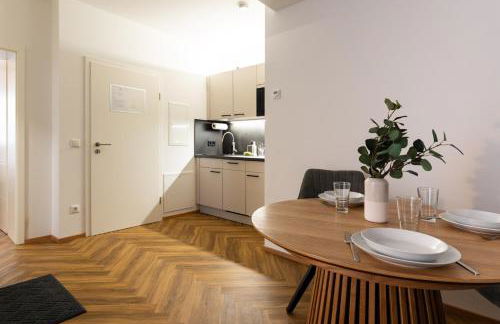 Stilvolles 2-Zimmer Apartments nahe U-Bahn und Stadtpark - mit Parken - Foto 13