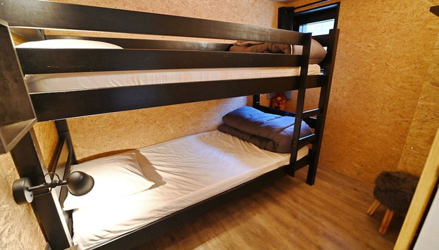 Ecological Holiday Home near Durbuy with Nordic Bath - Foto 4, Habitación