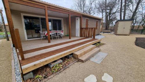 Chalet 19 Cosy bord de Lac, dans domaine avec piscine couverte accueil 4 voyageurs LOUMAELOU - Foto 2