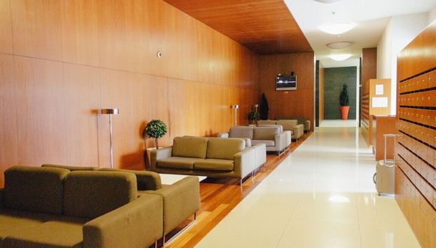 Lobby sitting area