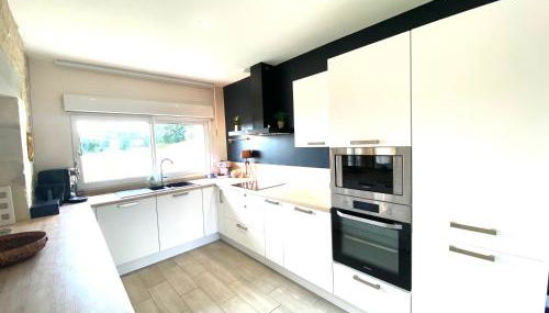 La Maison de Méguillaume - Proche Haras du Pin et Argentan - Calme - Foto 5, stove, dishwasher, toaster