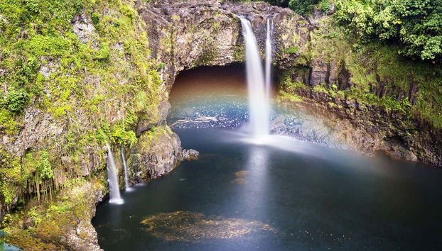 Vista aérea das cataratas