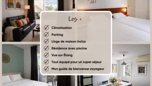 Résidence Les jardins du Phoebus Piscine Climatisation Parking By LCG - Foto 3