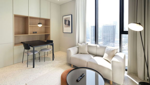 Upscale Studio w Burj View Upside Living - Foto 2, Habitación