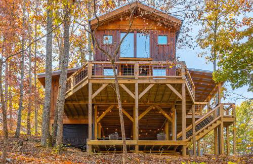 Cozy Cabin Retreat w/ Hot Tub & Nature Views - Foto 32