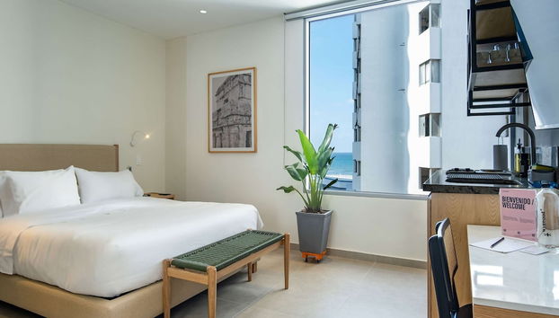 w Prestigious Loft w Modern Terrace in CTG - Foto 5, Habitación