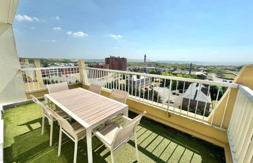 Vue panoramique au 8ème étage avec 3 Terrasses & 1 Parking à Berck-Plage - Foto 1