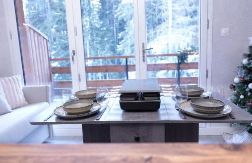 Studio cabine Au Loup Blanc avec vue Mont Blanc - Foto 19