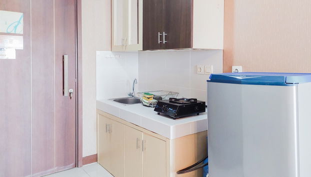 Good And Clean Studio Apartment Scientia Residence - Foto 5, Cocina privada