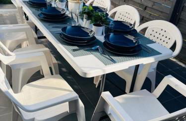 100m2 2 chambres 8 personnes - Grand parking et terrasse privée - Proche CDG-Parc expositions-Paris-Astérix-Disney - Foto 27